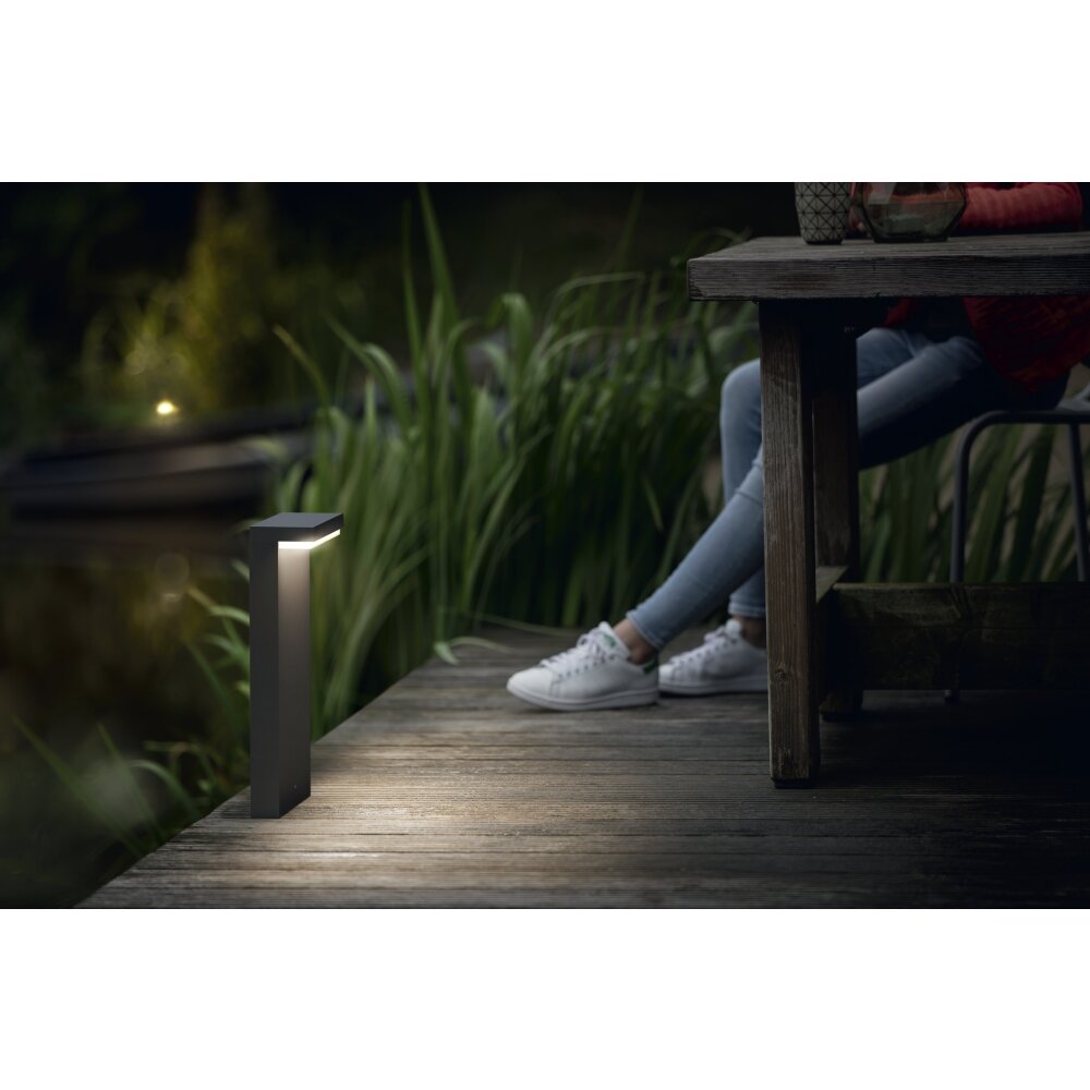 Philips Bustan Lampada con piedistallo LED Antracite, 2-Luci main product photo