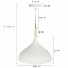 Steinhauer Mexlite Lampada a Sospensione Bianco, 1-Luce