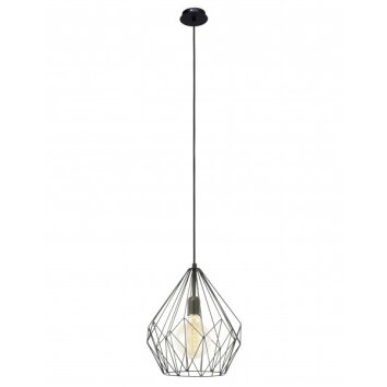 Eglo VINTAGE Lampadario a sospensione Nero, 1-Luce