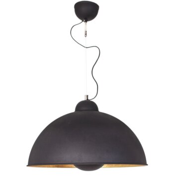 Lampadario a sospensione By Rydens Captain Nero, 1-Luce