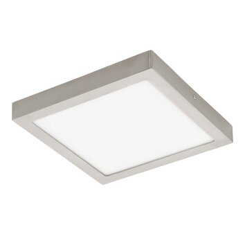 Eglo FUEVA-C Plafoniera LED Nichel opaco, 1-Luce, Cambia colore