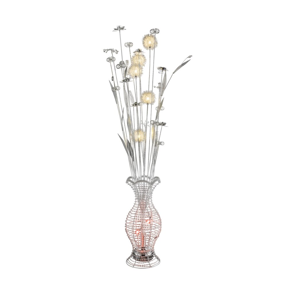 Globo ANTON Lampada da terra LED Argento, 42-Luci main product photo