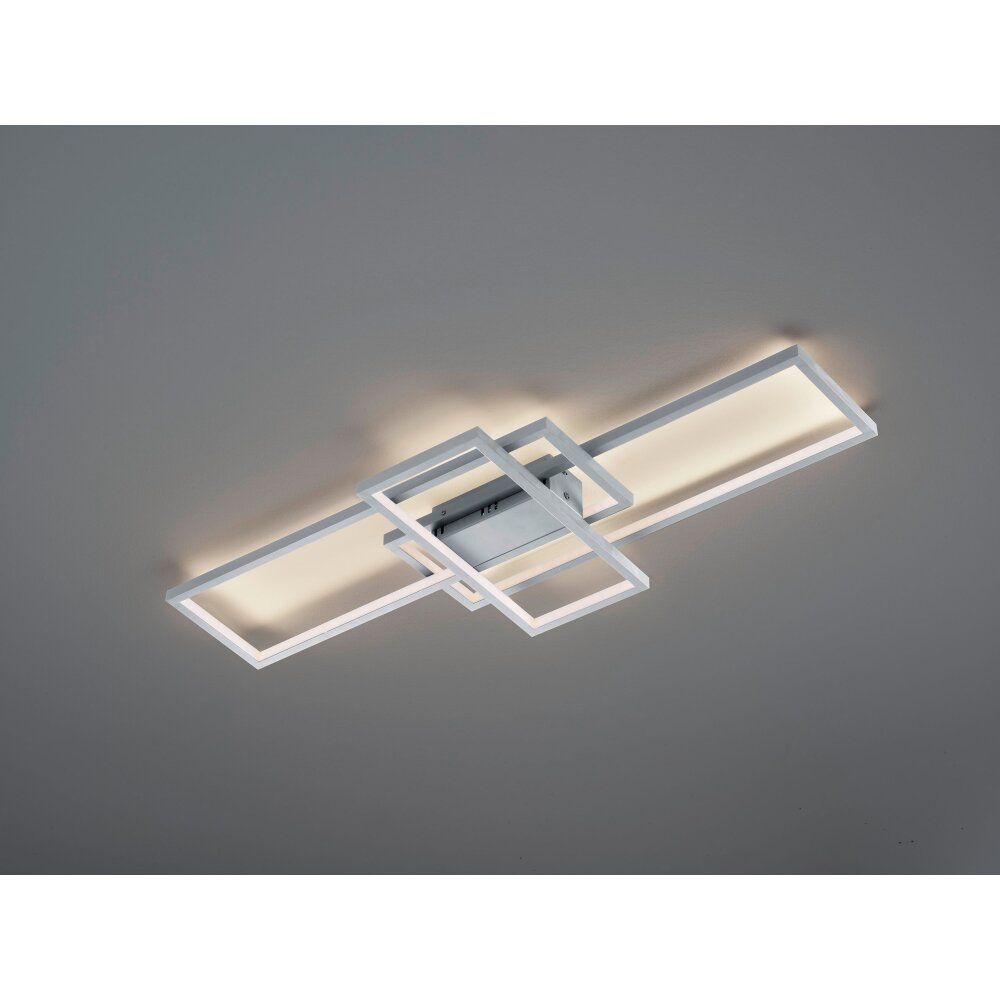 Trio THIAGO Plafoniera LED Nichel opaco, 1-Luce, Telecomando, Cambia colore main product photo
