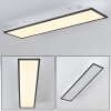 Salmi Plafoniera LED Nero, Bianco, 1-Luce