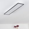 Salmi Plafoniera LED Nero, Bianco, 1-Luce