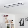 Salmi Plafoniera LED Nero, Bianco, 1-Luce