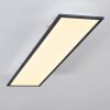 Salmi Plafoniera LED Nero, Bianco, 1-Luce