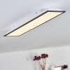 Salmi Plafoniera LED Nero, Bianco, 1-Luce