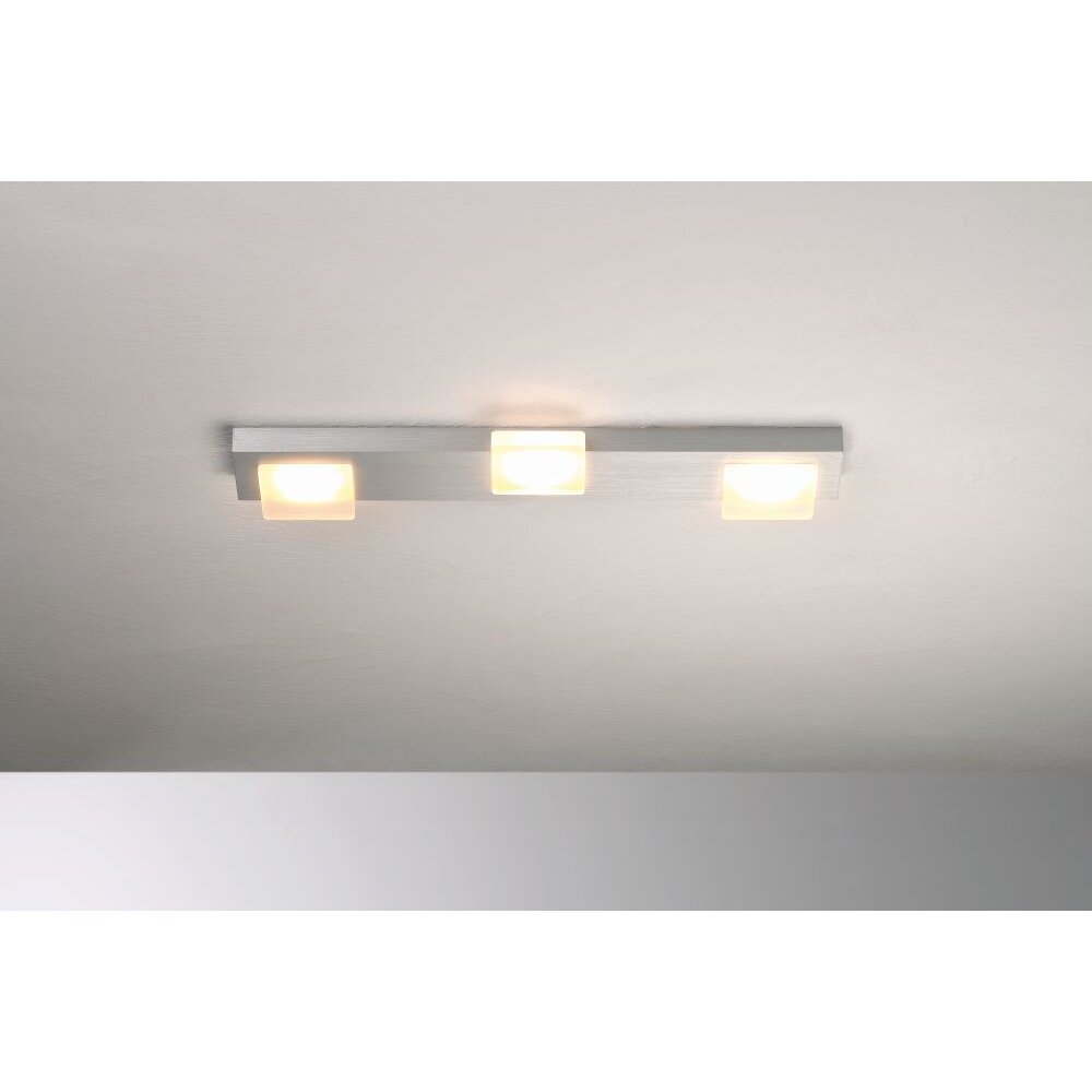 Bopp Lamina Plafoniera LED Alluminio, 3-Luci main product photo