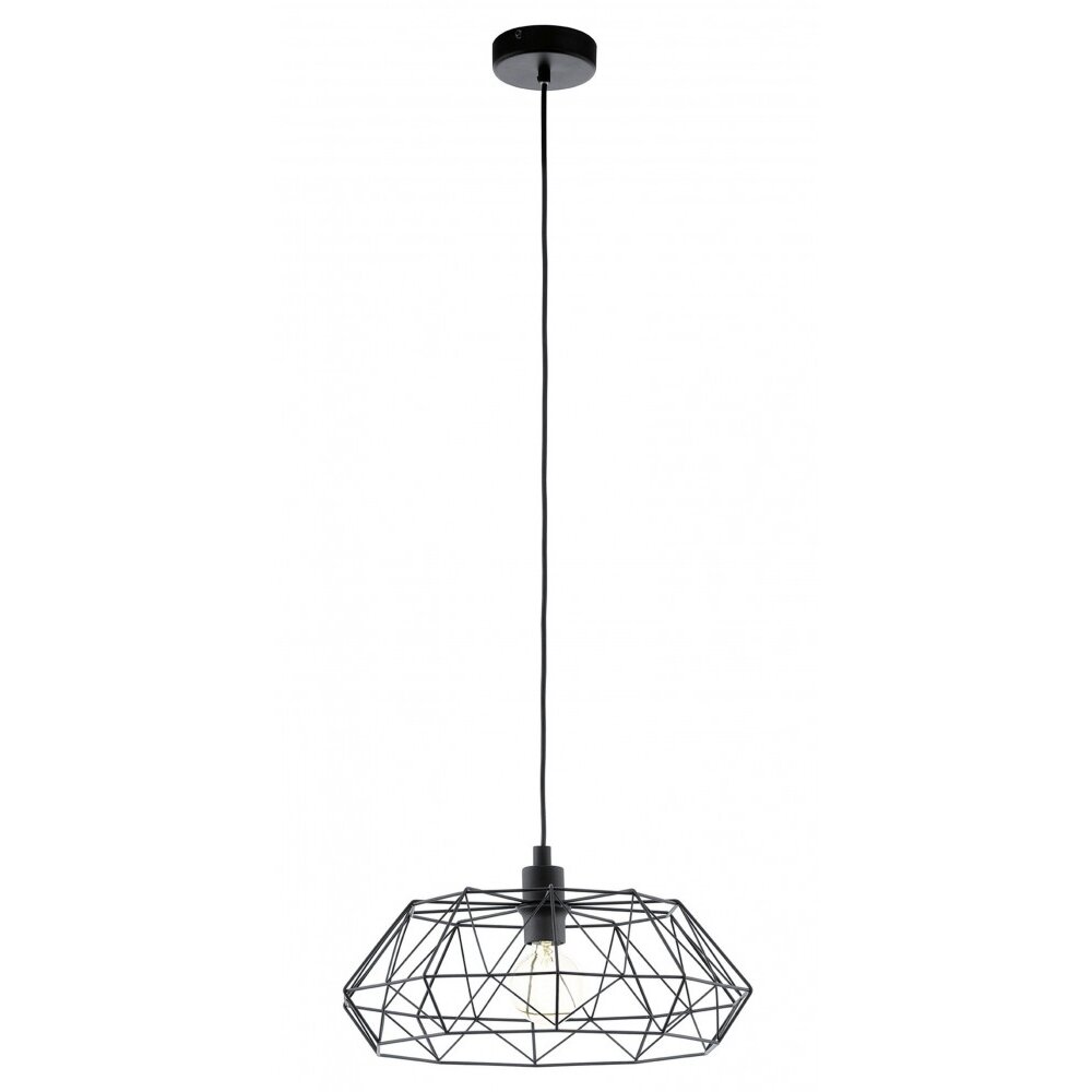 Eglo CARLTON 2 Lampada a sospensione Nero, 1-Luce main product photo
