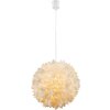 Globo Lampadario a sospensione Bianco, 1-Luce