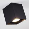 Awuna Plafoniera Nero, 1-Luce