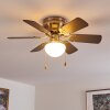 Trillo ventilatore da soffitto Nichel opaco, 1-Luce