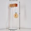 Barbengo Lampada da Tavolo Marrone, Bianco, 1-Luce
