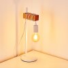 Barbengo Lampada da Tavolo Marrone, Bianco, 1-Luce