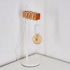 Barbengo Lampada da Tavolo Marrone, Bianco, 1-Luce