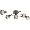 Globo Isla Plafoniera LED Bronzo, 5-Luci