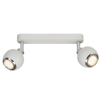 Brilliant Ina Plafoniera LED Bianco, 2-Luci