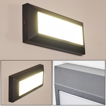 Alkmaar Applique da esterno LED Antracite, 1-Luce