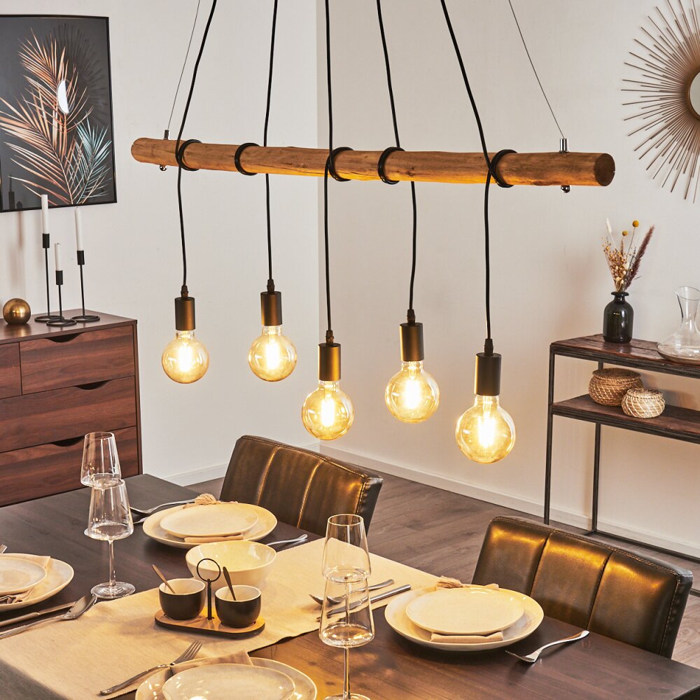Seegaard Lampada a Sospensione Nero, 5-Luci main product photo