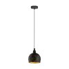 EGLO ROCCAFORTE Lampadario a sospensione Oro, Nero, 1-Luce