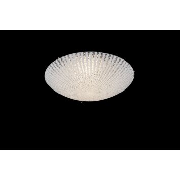 Globo Plafoniera LED Cromo, 1-Luce