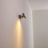 Jonsered Applique LED Grigio, Nero, Effetto pietra, 1-Luce