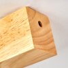 Barbengo Plafoniera Legno chiaro, Nero, 2-Luci