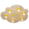 Elobra STERNENWOLKE Applique Legno chiaro, 6-Luci