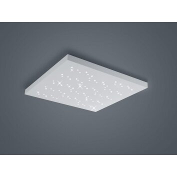 Trio TITUS Plafoniera LED Bianco, 1-Luce, Telecomando