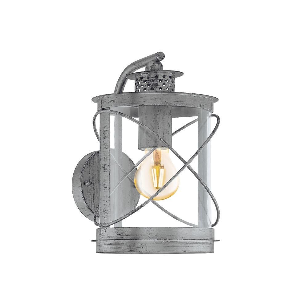 Eglo HILBURN 1 Applique Marrone scuro, Argento, 1-Luce main product photo