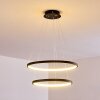 Canisteo Lampadario a sospensione LED Nero, 2-Luci