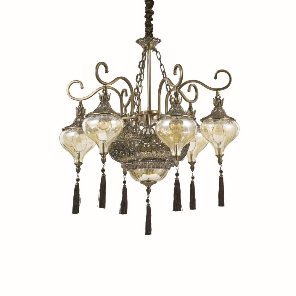 Ideal Lux HAREM Lampadario a sospensione Brunito, 9-Luci main product photo