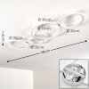 Rodekro Plafoniera LED Bianco, 1-Luce