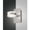 Fabas Luce Dunk Applique LED Alluminio, 1-Luce