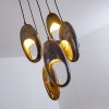 Lamington Lampadario a sospensione Nero, Argento, 5-Luci