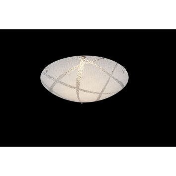 Globo Plafoniera LED Cromo, 1-Luce