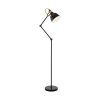 Eglo THORNFORD Lampada da terra Brunito, Nero, 1-Luce