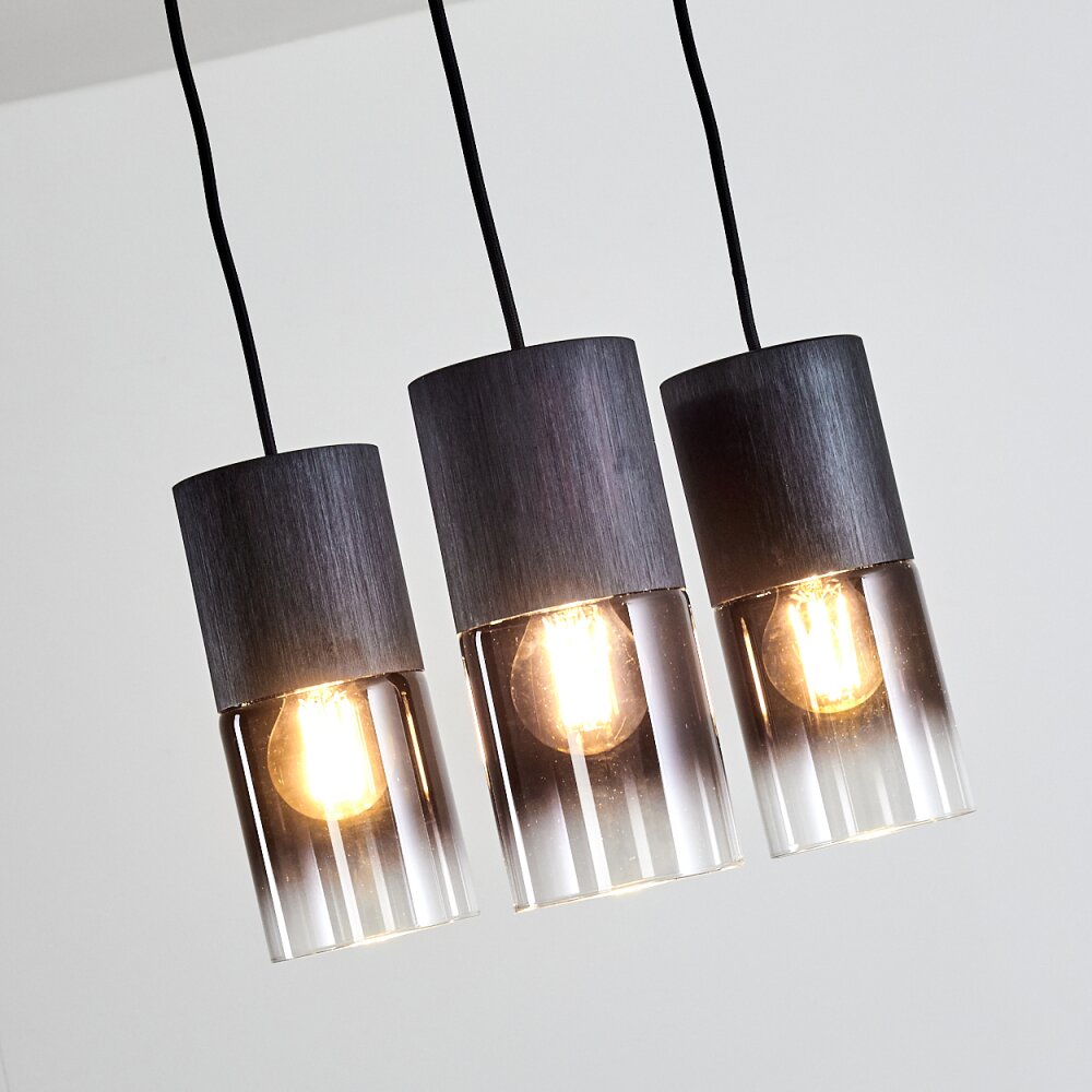Kuparuk Lampadario a sospensione Nero, 3-Luci