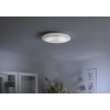 Leuchten Direkt Ls-JUPI Plafoniera LED Bianco, 1-Luce, Telecomando, Cambia colore