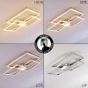 Narpes Plafoniera LED Nichel opaco, 1-Luce