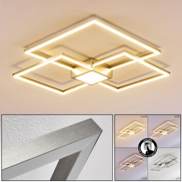 Narpes Plafoniera LED Nichel opaco, 1-Luce