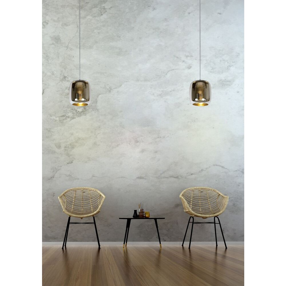 Lucide ERYN Lampada a Sospensione Cromo, 1-Luce main product photo