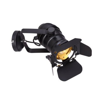 Applique Globo EGON Nero, 1-Luce