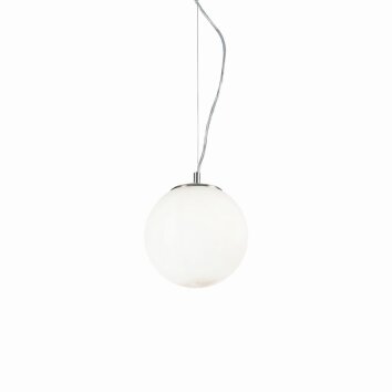 Ideal Lux MAPA Lampadario a sospensione Cromo, 1-Luce