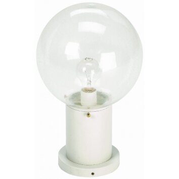 Albert 503 Lampada con piedistallo Bianco, 1-Luce