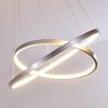 Canisteo Lampadario a sospensione LED Argento, 2-Luci