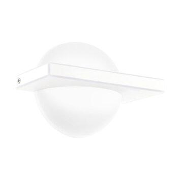 Eglo BOLDO Applique LED Bianco, 1-Luce