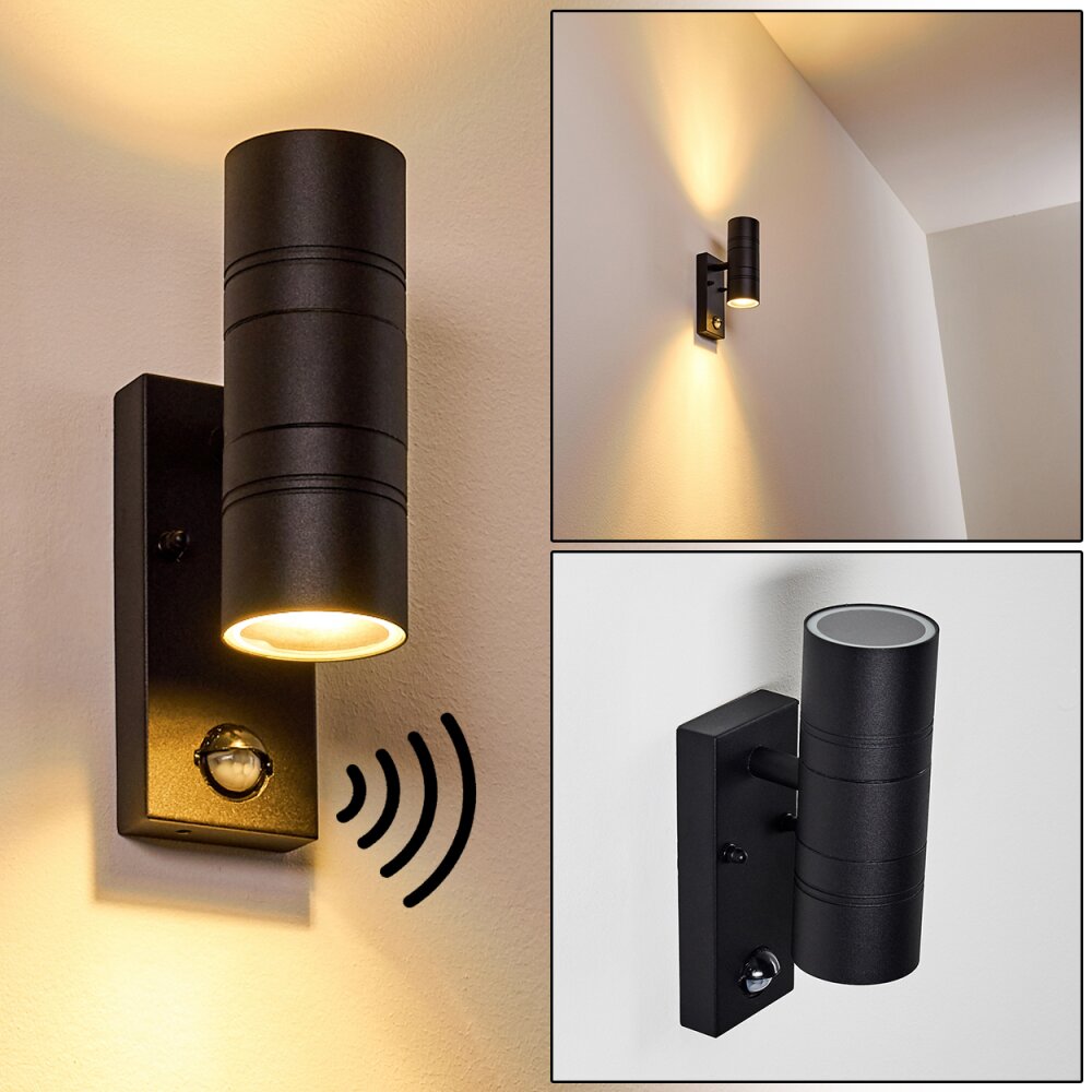 Froslev Applique da esterno LED Nero, 2-Luci, Sensori di movimento main product photo