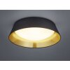 Reality PONTS Plafoniera LED Nero, 1-Luce